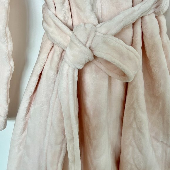 COFFEE SHOPPE Women's Spa-Day Short Hooded Wrap Robe NWT Size S/M - Picture 7 of 10